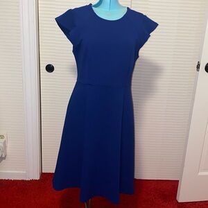 Sabie cap sleeve blue dress M